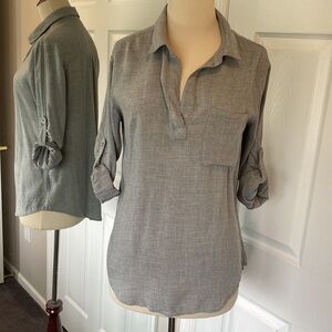 Cloth & Stone Romola Relaxed Popover Top Small
